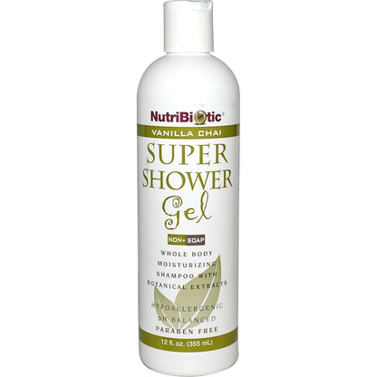 Nutribiotic Shower Gel, Vanilla Chai 12oz.