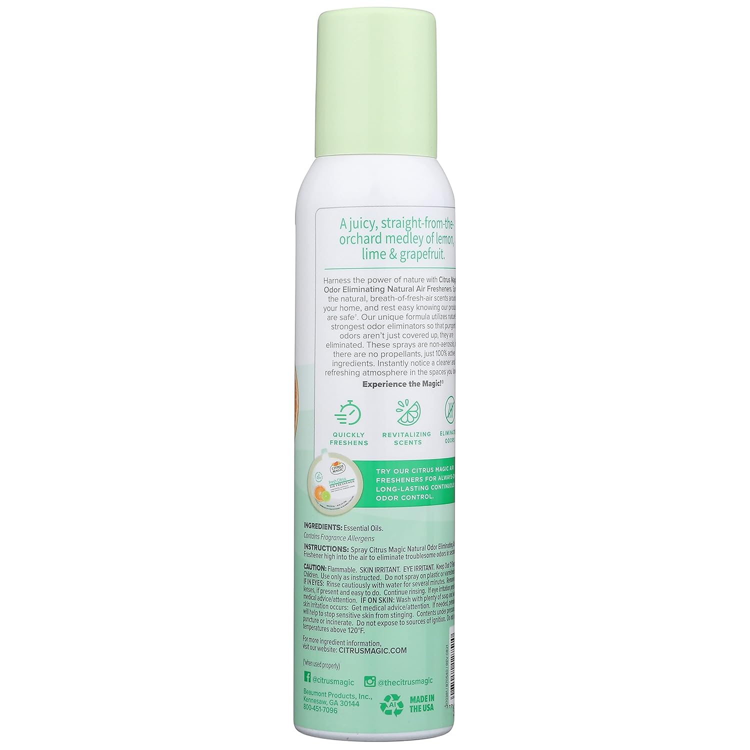 Citrus Magic Original Blend Air Freshener -1.36 oz