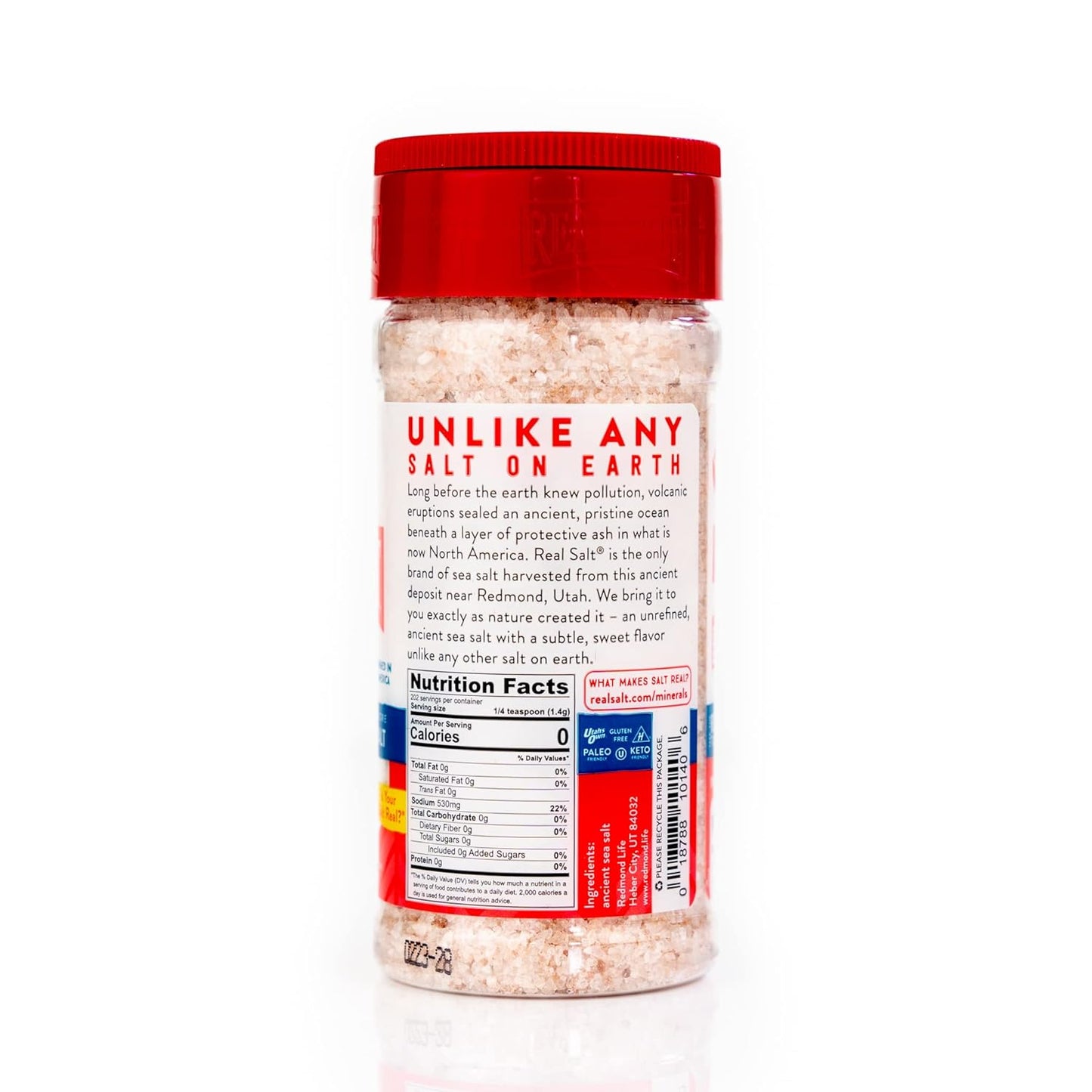 Redmond Real Salt 10 oz Kosher Shaker