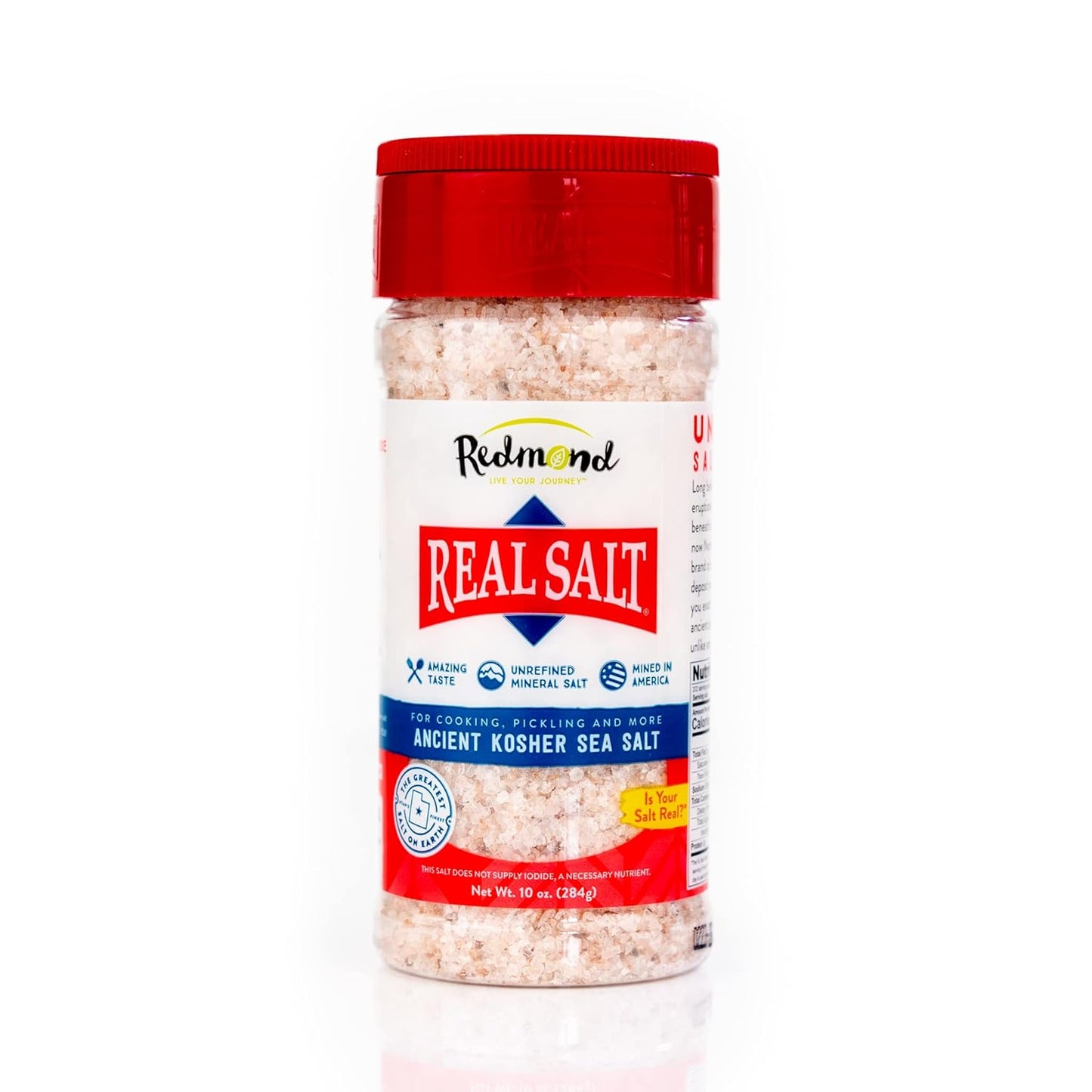 Redmond Real Salt 10 oz Kosher Shaker