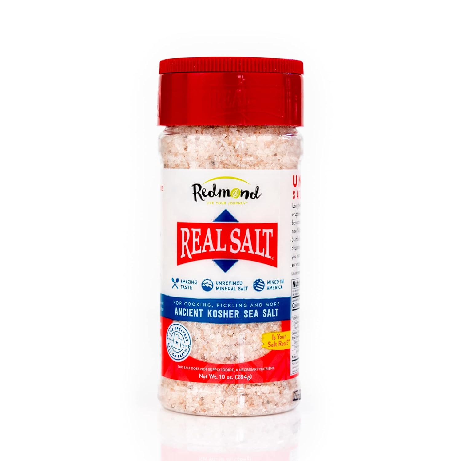 Redmond Real Salt 10 oz Kosher Shaker