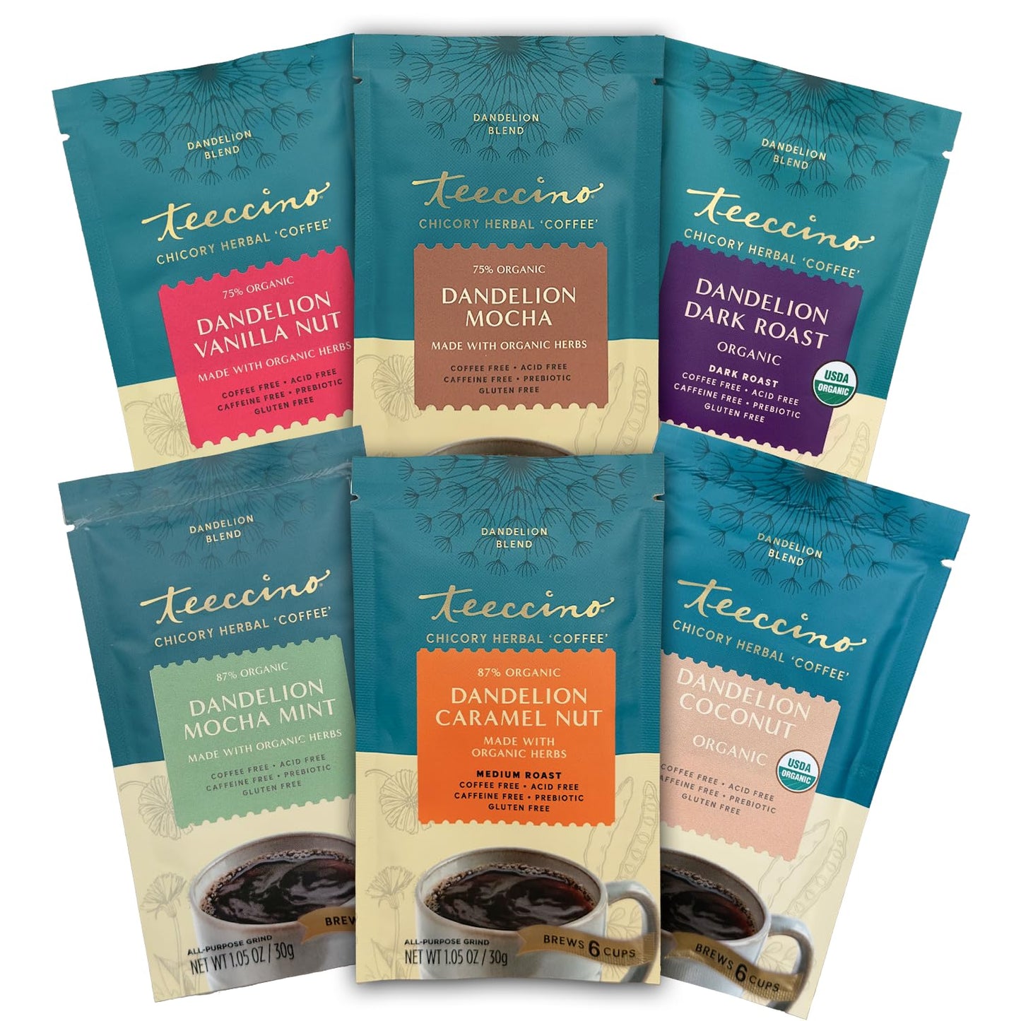 Teeccino Vanilla Nut 1.05oz Trial