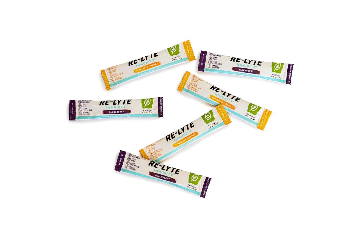 Supercharged Re-Lyte IMMUNITY Drink - Blackberry 15 Stick Box