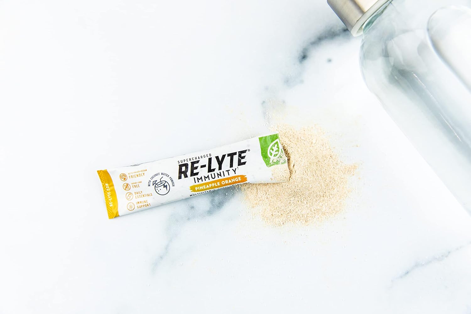 Supercharged Re-Lyte IMMUNITY Drink - Pineapple Orange 15 Stick Box