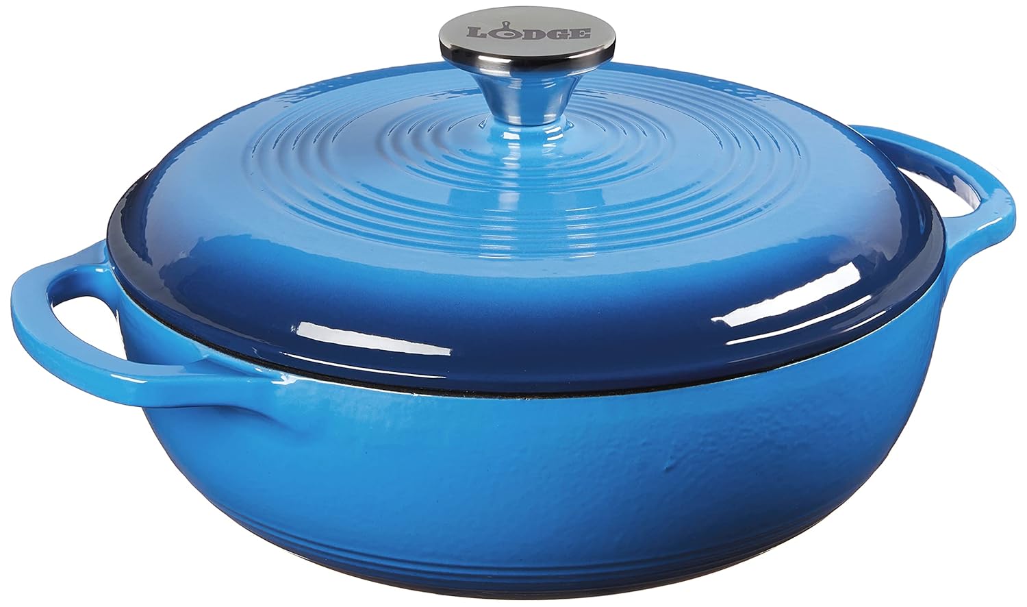 Lodge Enamel 3 qt. Dutch Oven - Blue