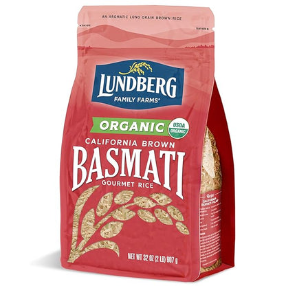 Lundberg ORGANIC California Brown Basmati Rice 2 lb.
