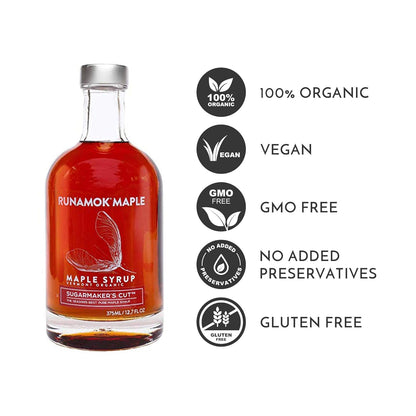 Sugarmaker's Cut Pure Organic Maple Syrup - 12.7 fl.oz. - 375ml