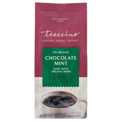 Teeccino Chocolate Mint 11oz Foil Bag