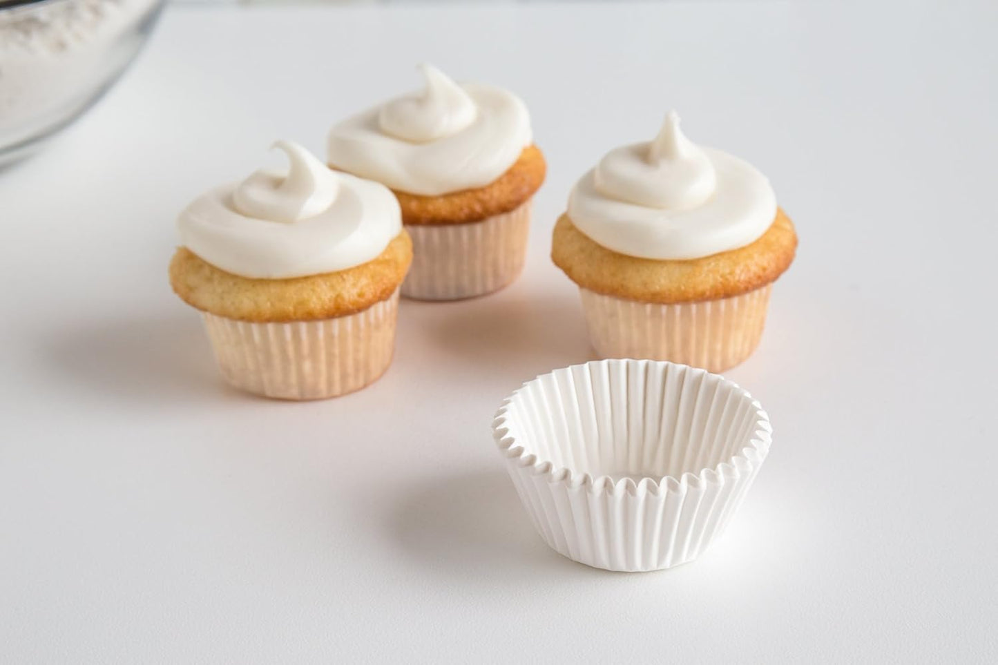 White Mini-Muffin Liners 75 per box