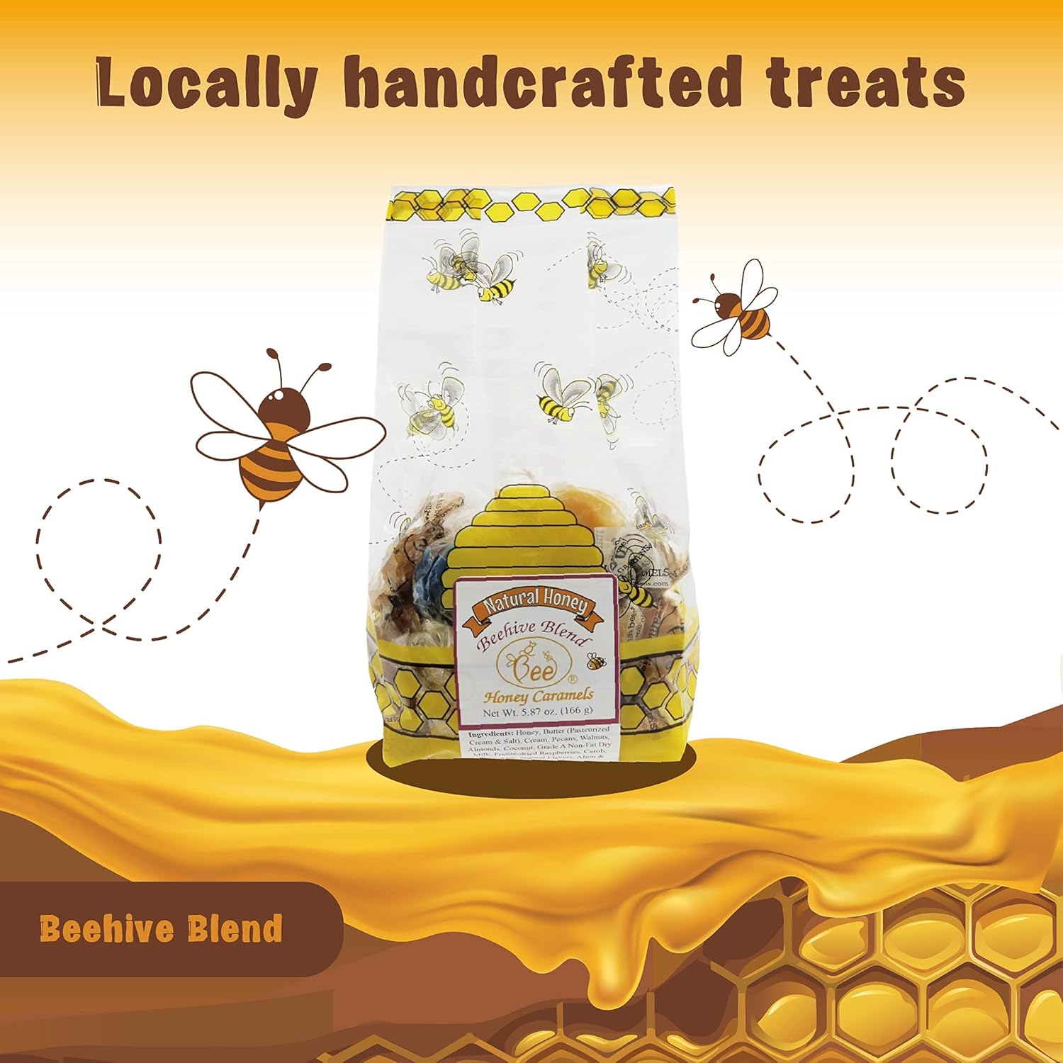 Pralines Beehive Blend Gift Bags 5.87oz