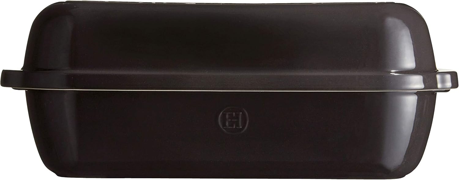 Emile Henry Large Bread Loaf Baker - Charcoal