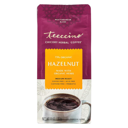 Teeccino Hazelnut 11oz Foil Bag