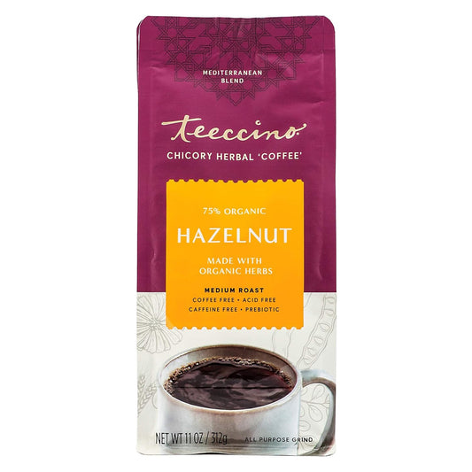 Teeccino Hazelnut 11oz Foil Bag