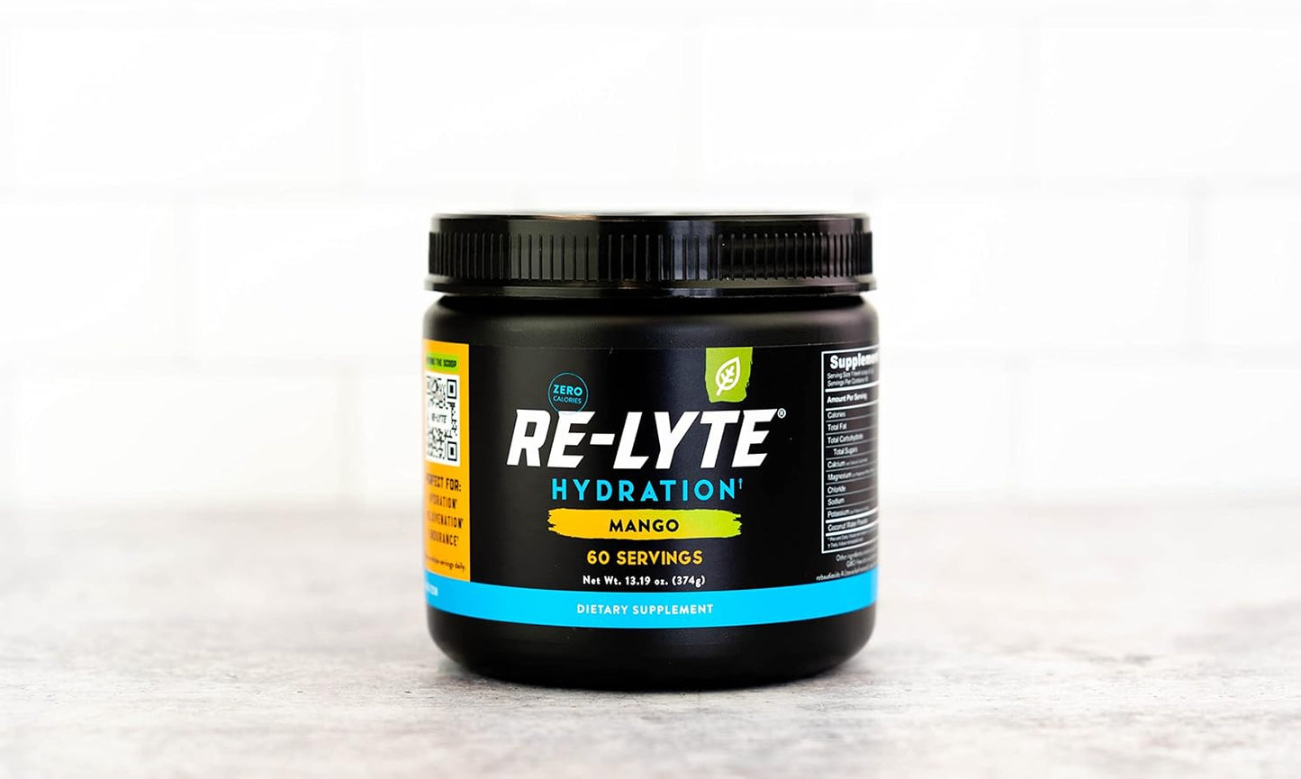 MANGO Re-Lyte Electrolyte Mix - 13.76 oz tub - 60 Servings