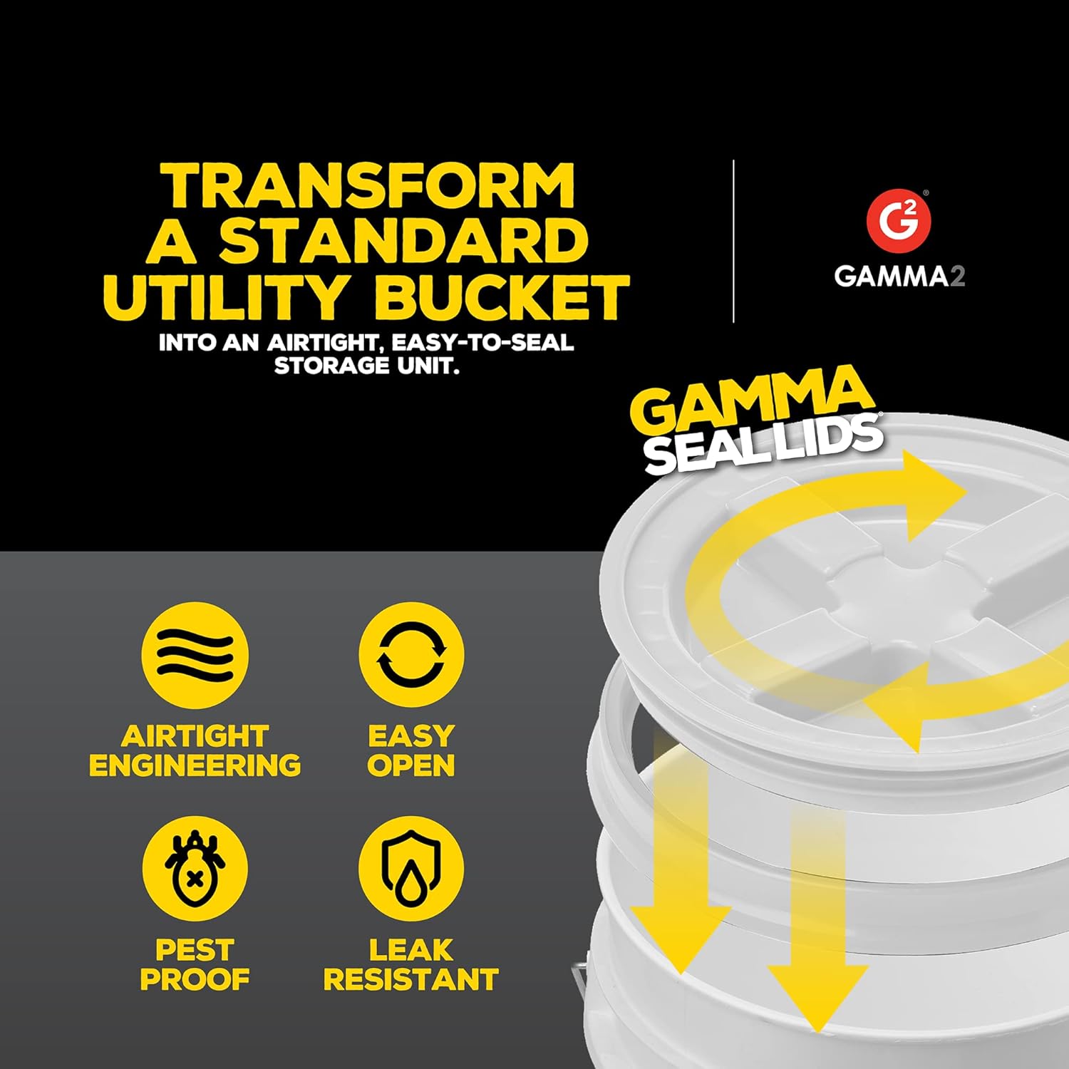 Gamma Seal Lid - White