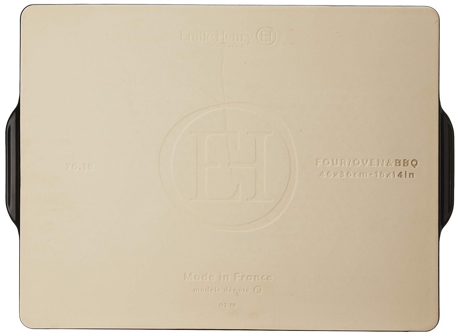 Emile Henry Grilling/Baking Stone 18x14 - Charcoal