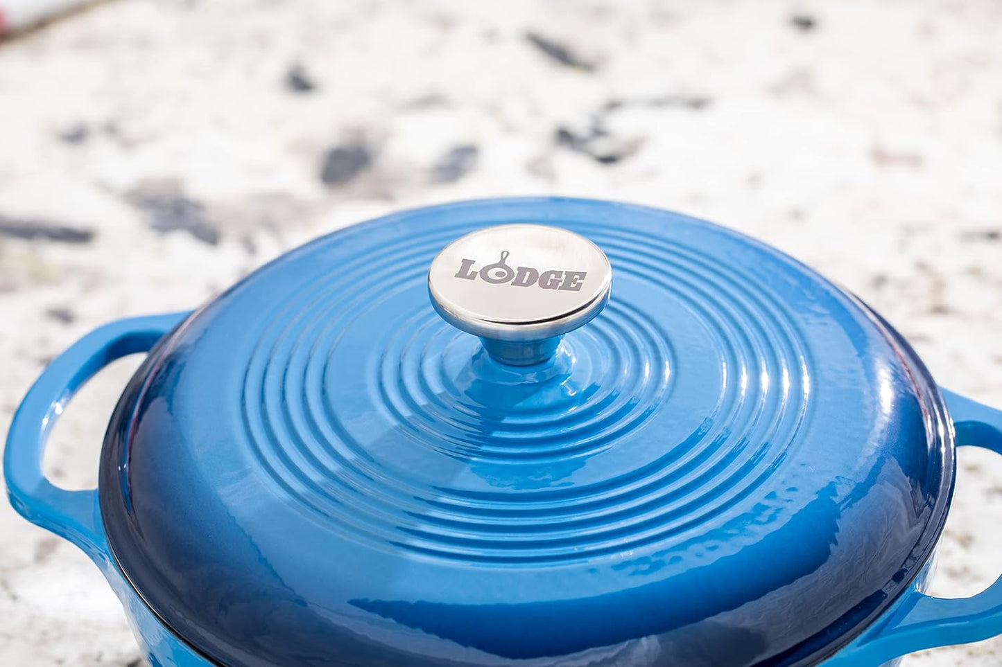 Lodge Enamel 3 qt. Dutch Oven - Blue