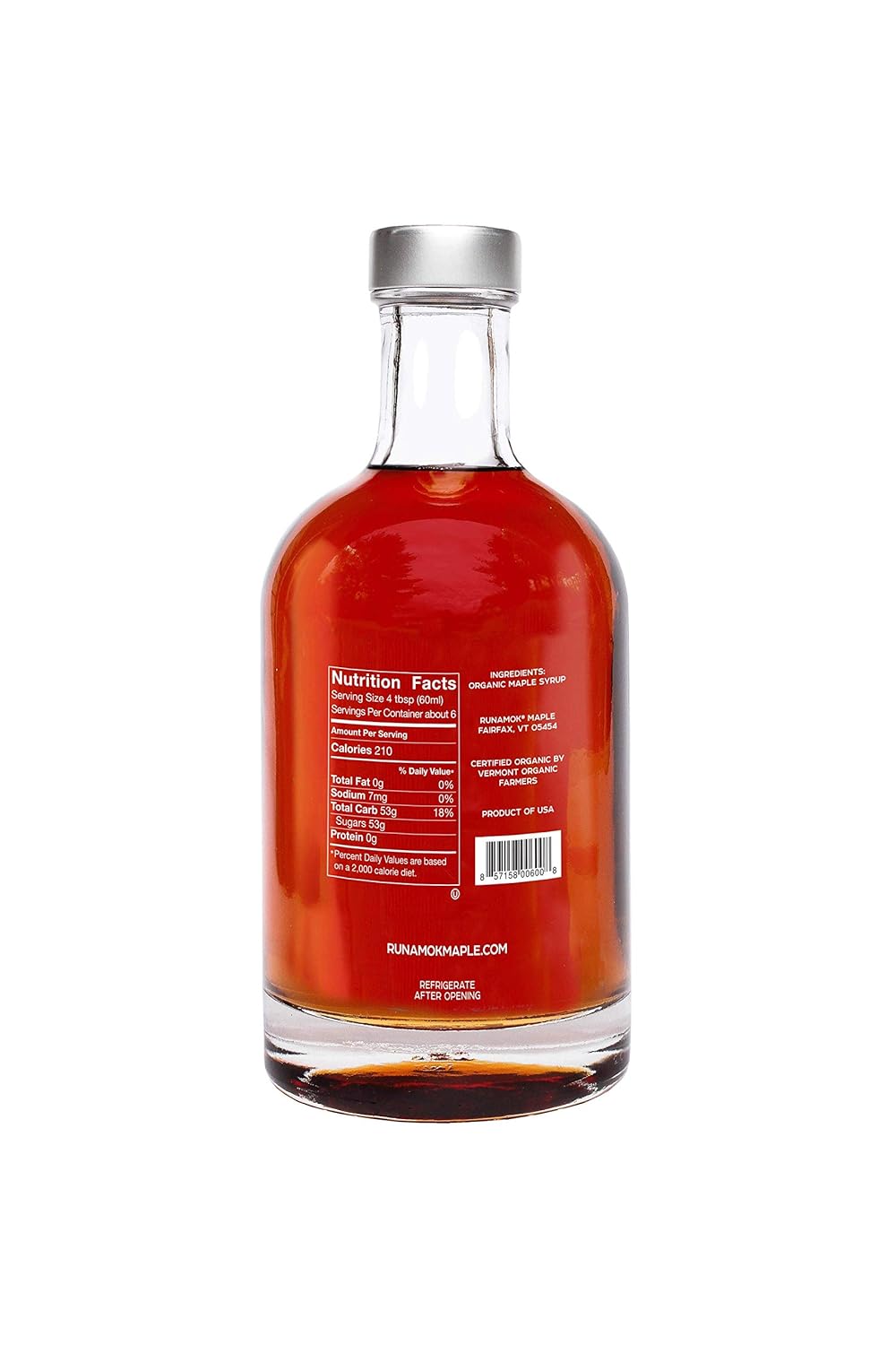 Sugarmaker's Cut Pure Organic Maple Syrup - 12.7 fl.oz. - 375ml