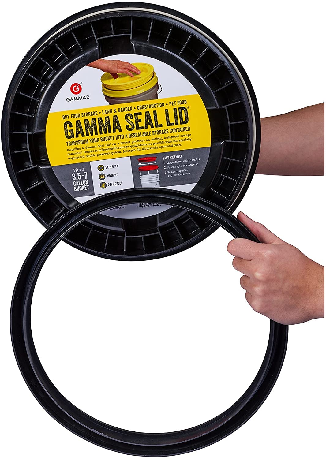 Gamma Seal Lid - Black