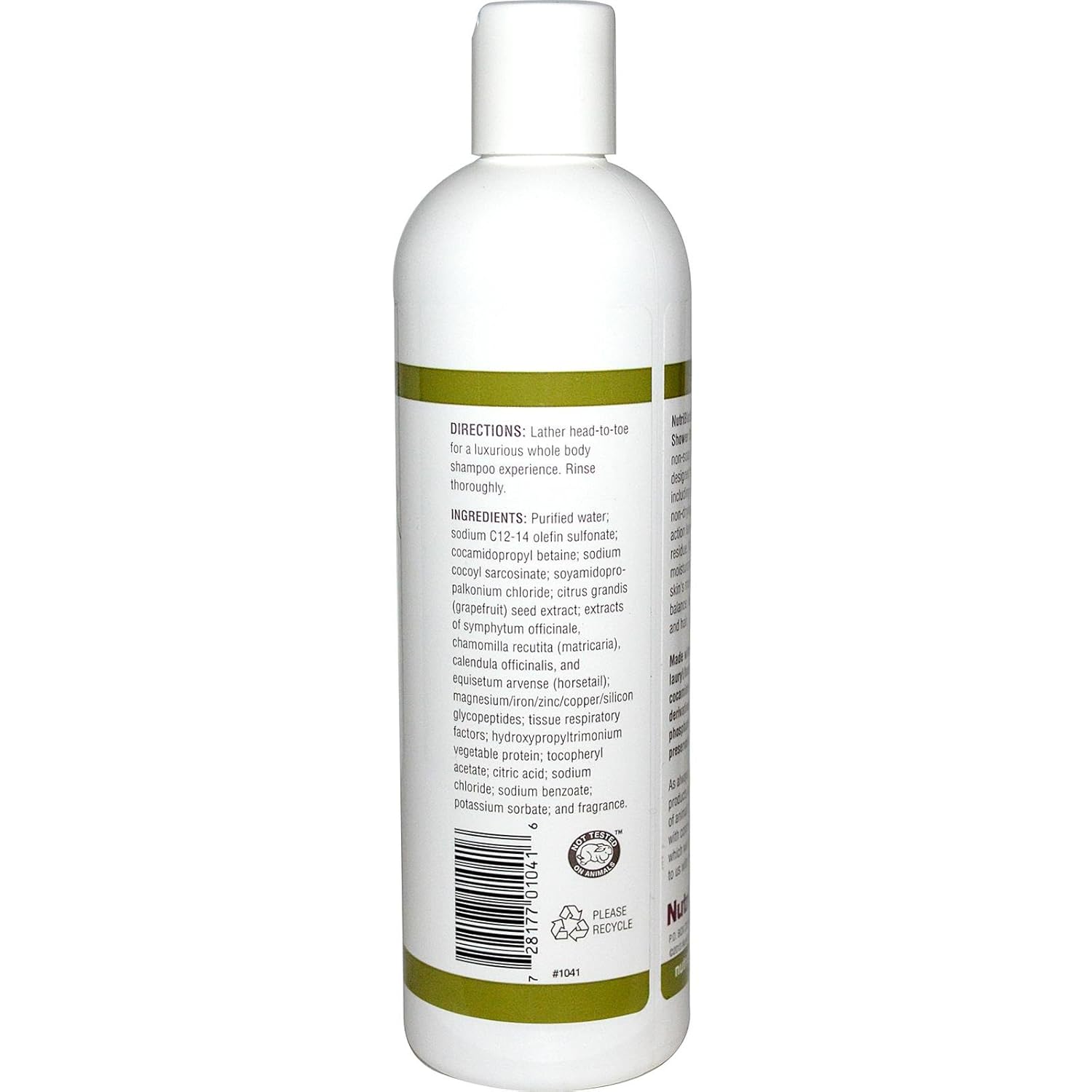 Nutribiotic Shower Gel, Vanilla Chai 12oz.