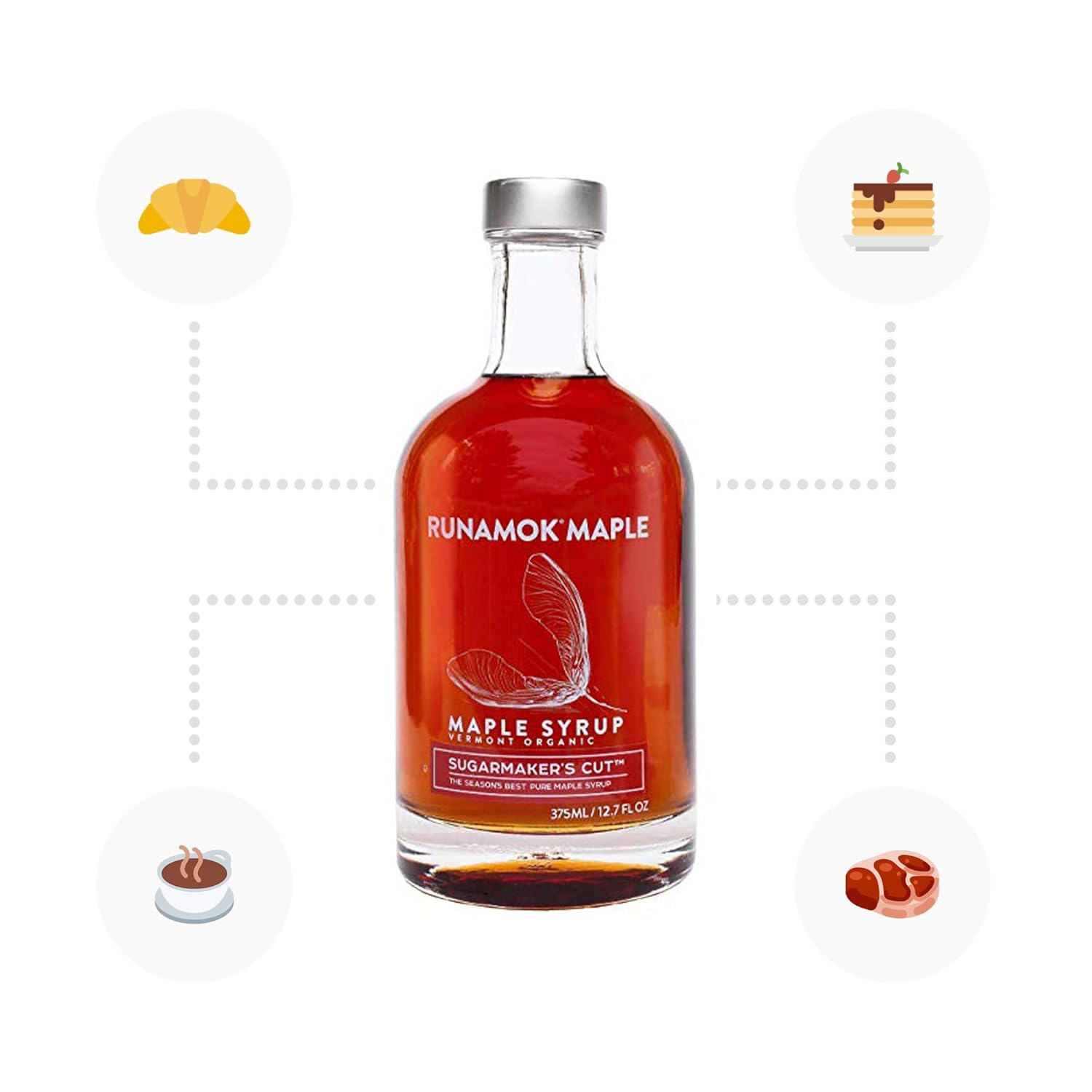 Sugarmaker's Cut Pure Organic Maple Syrup - 12.7 fl.oz. - 375ml