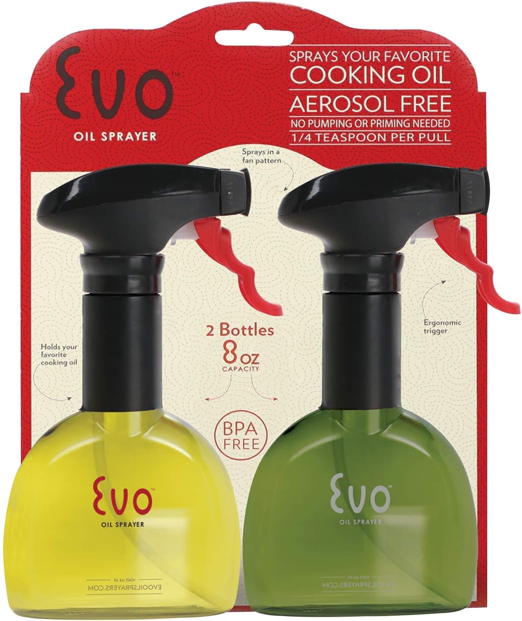 EVO Oil Sprayer 2 pk. 8oz.