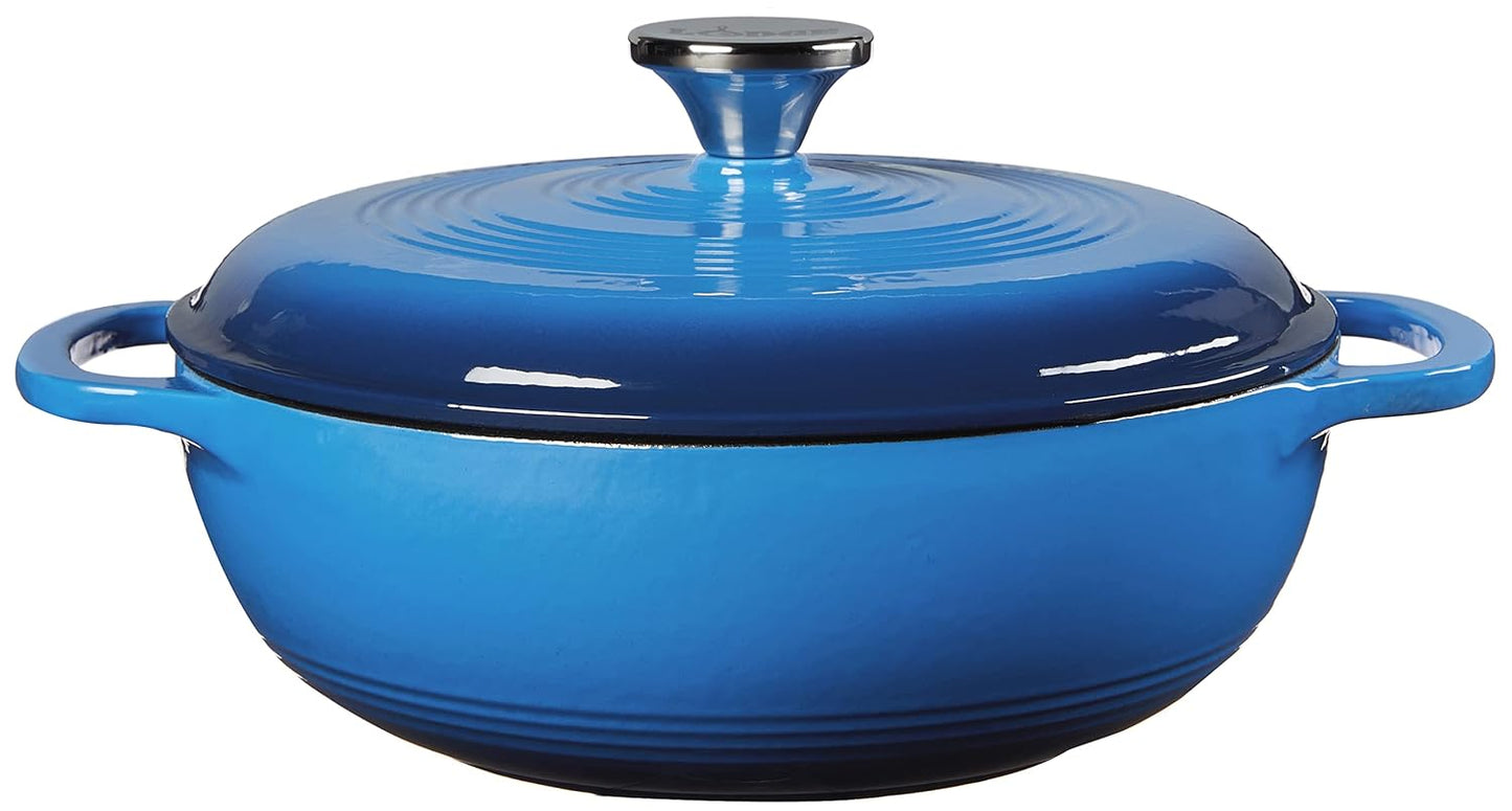 Lodge Enamel 3 qt. Dutch Oven - Blue
