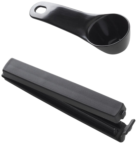 Coffee Kit BLACK (1 TBS measure, 1 bag clip)