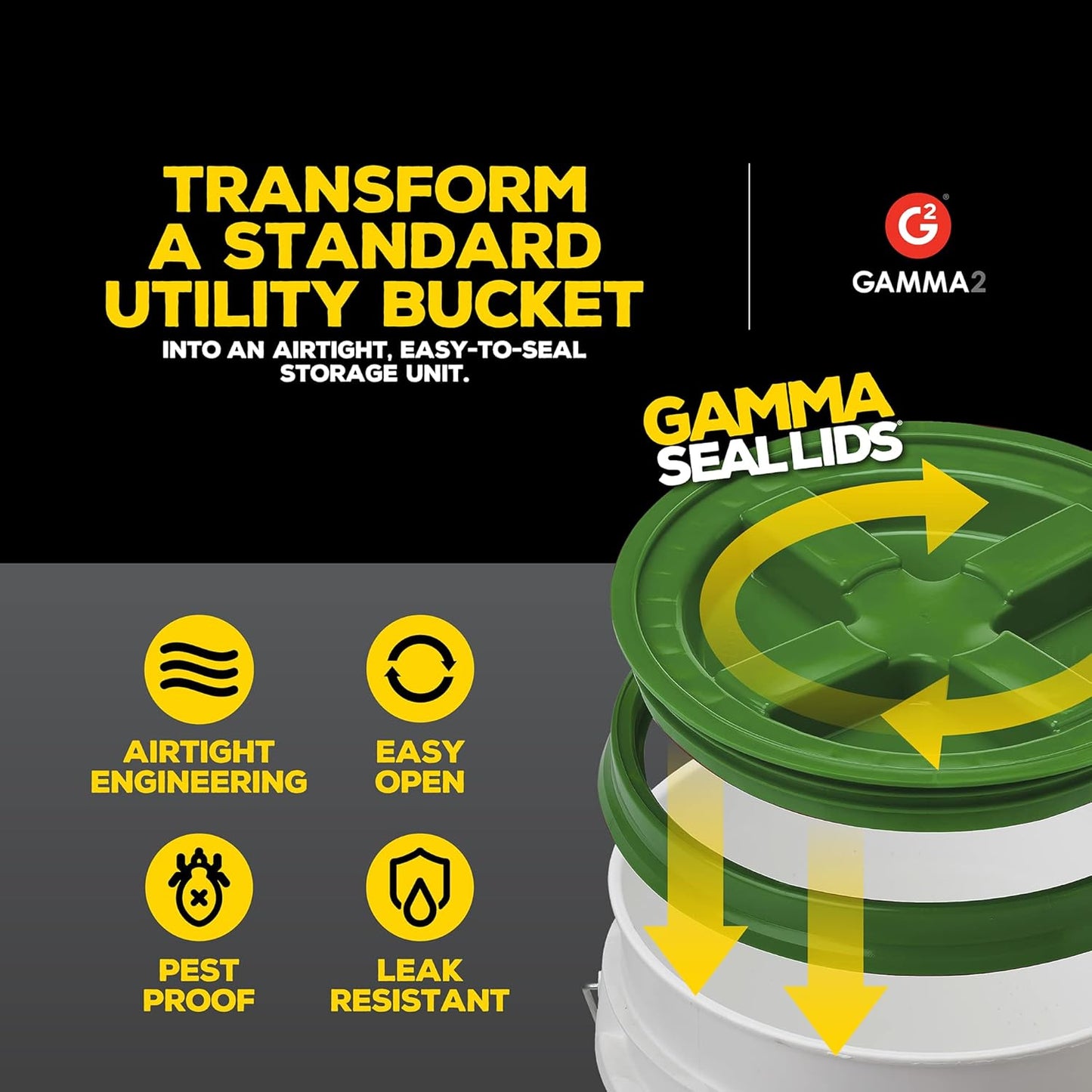 Gamma Seal Lid - Green