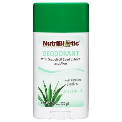 NutriBiotic Deodorant Unscented 2.6 oz.