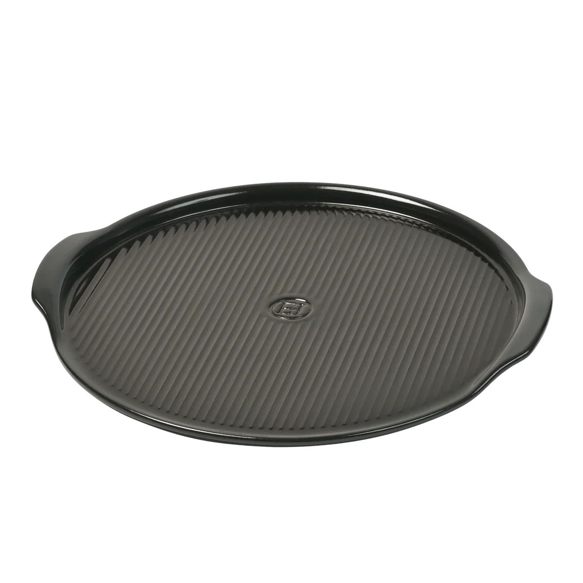 Emile Henry Ridged Pizza Stone 14.5 inch - Charcoal
