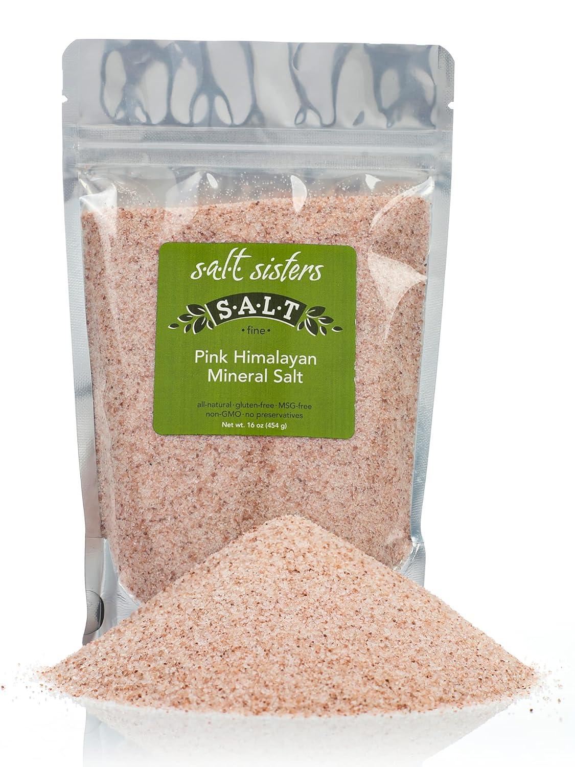 Pink Himalayan Mineral Salt, Fine 5oz