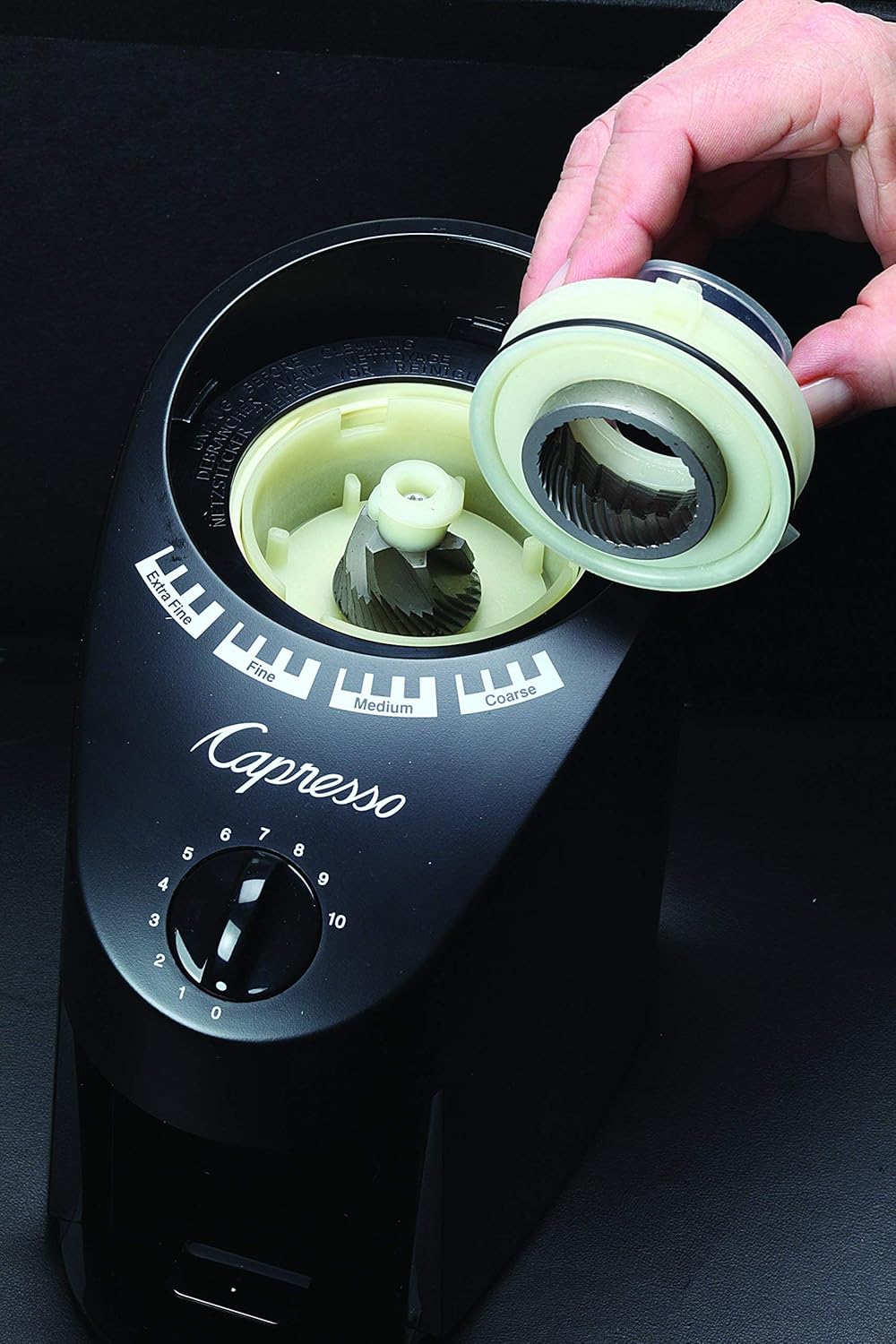 Jura Capresso Conical Burr Grinder Black