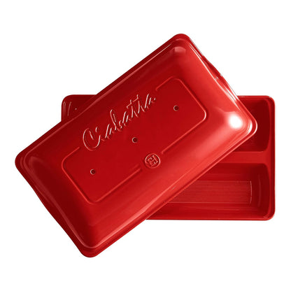 Emile Henry Ciabatta Baker - Burgundy