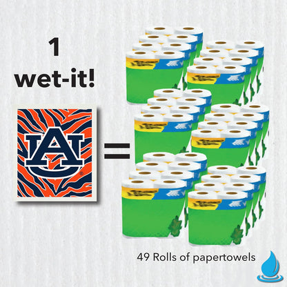 WetIt! Swedish Cloth - Auburn University 6.75in.x8in.
