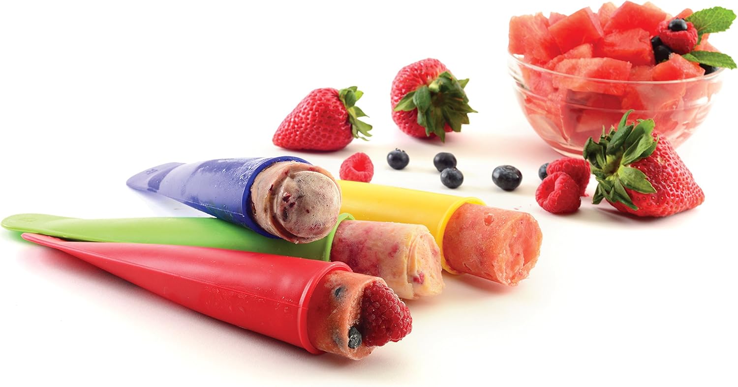 Silicone Ice Pop Makers Set of 4