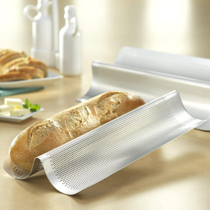 USA Italian Loaf Pan Non-stick  (2 Channel)