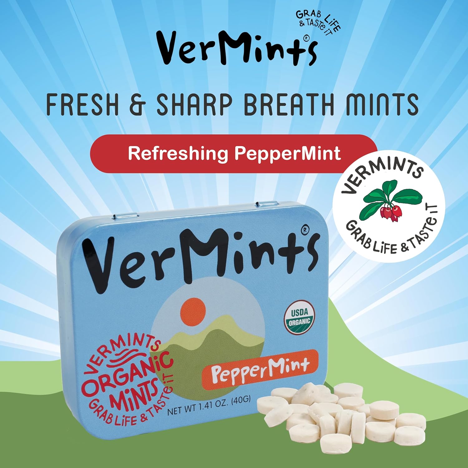 Vermints All Natural Peppermint 1.41oz.