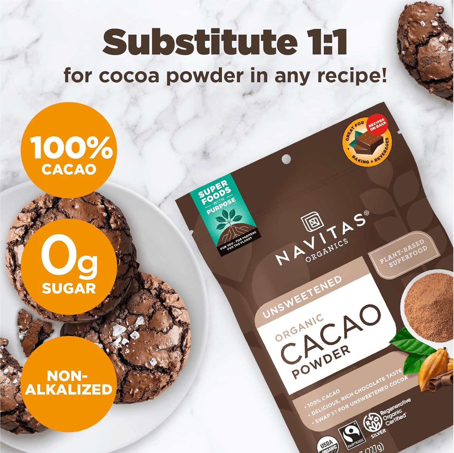 Cacao Powder Premium Raw  12oz.