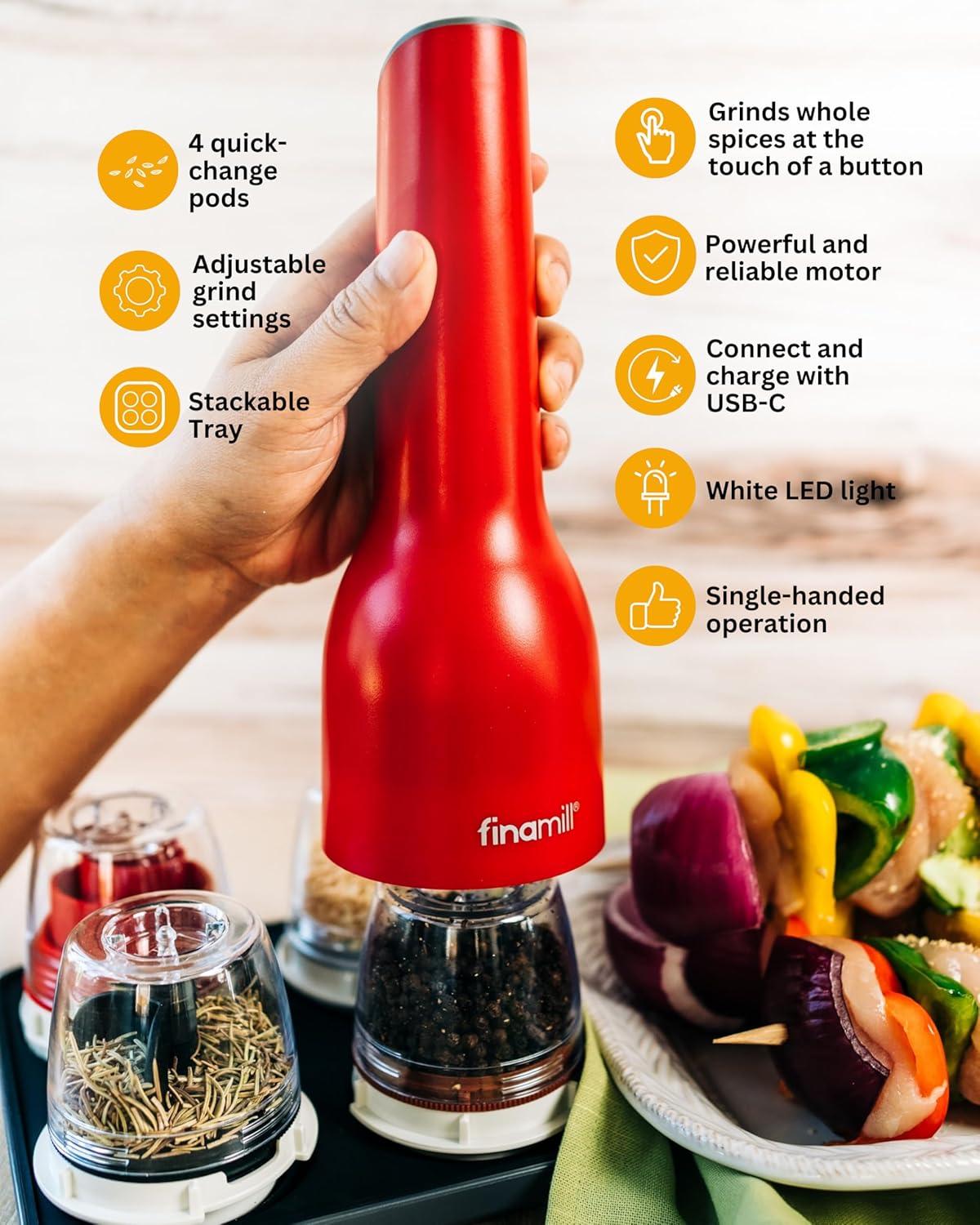 FinaMill Spice Mill - Sangria