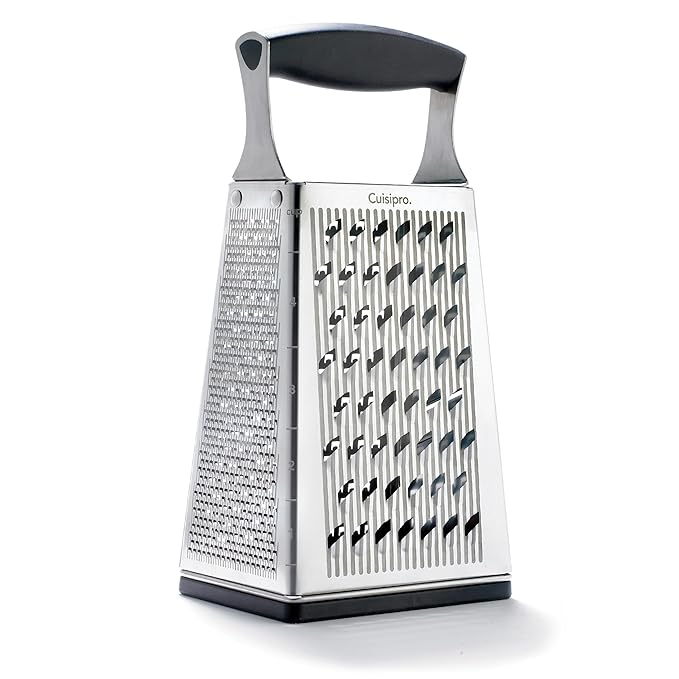 CuisiPro 4 Sided Etched Box Grater