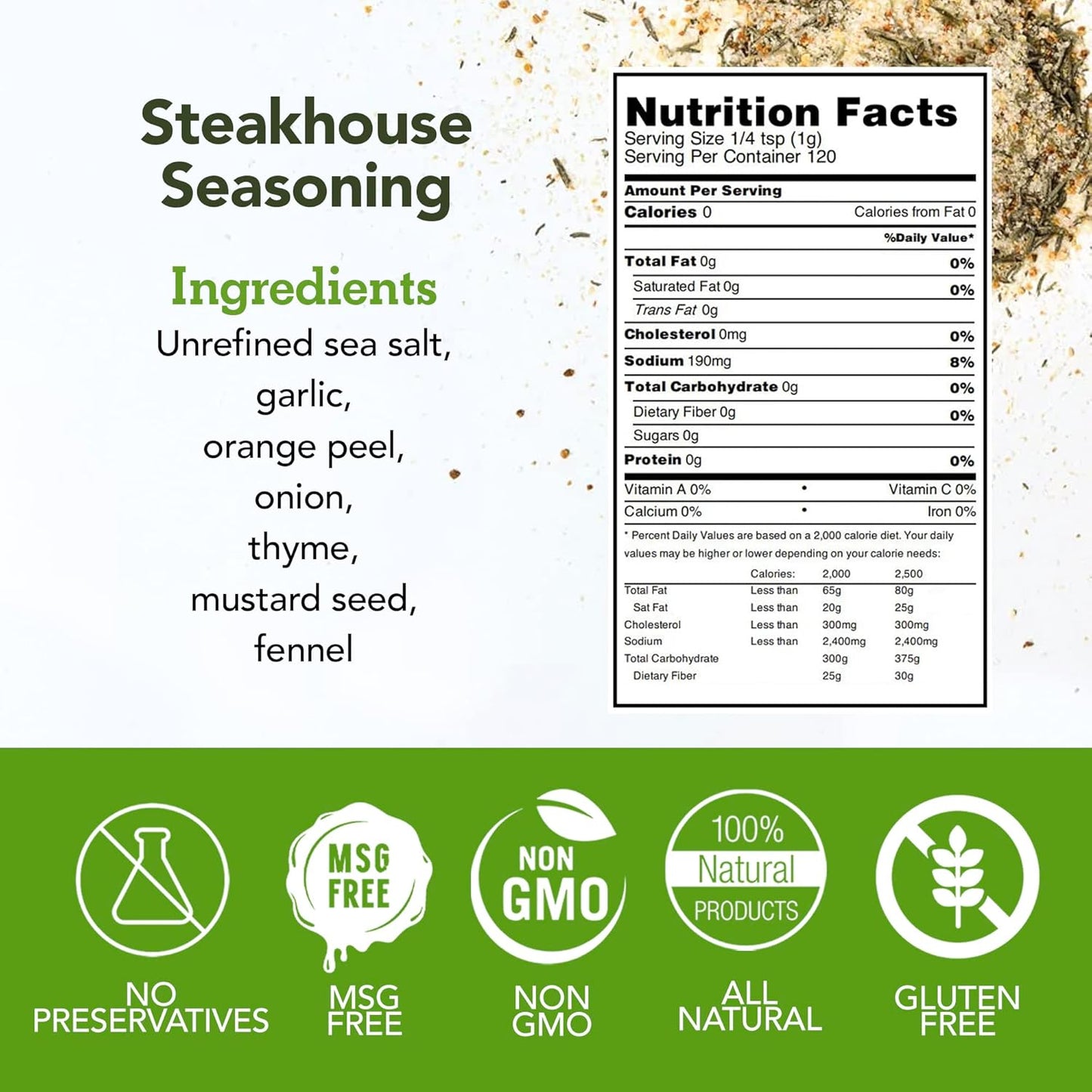 Steakhouse Seasoning 4oz