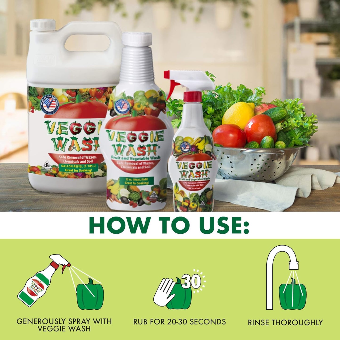 Veggie Wash 1 Gallon Refill