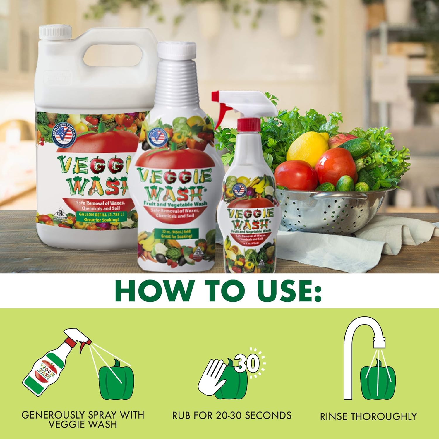 Veggie Wash 1 Gallon Refill