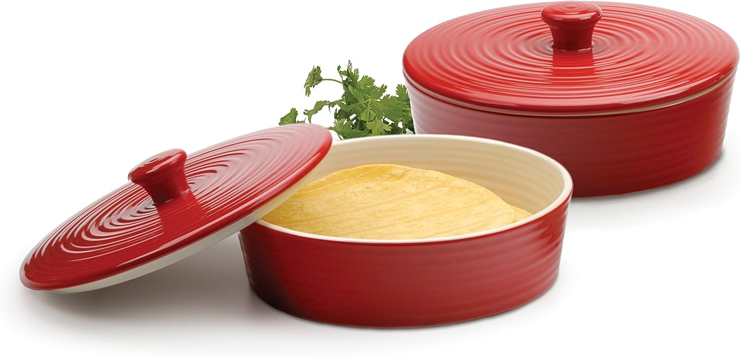 Tortilla Warmer 8 inch Red