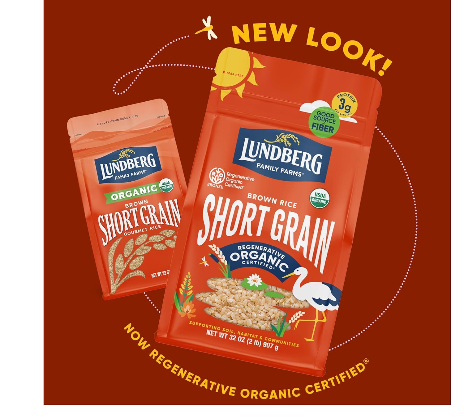 Lundberg ORGANIC Short Brown Rice 2 lb.