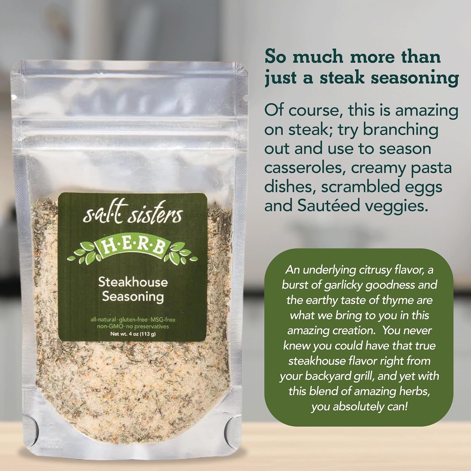 Steakhouse Seasoning 4oz