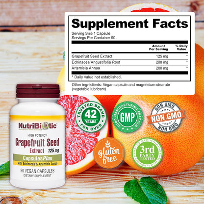 Nutribiotic Grapefruit Seed Extract CapsulesPlus 90 caps