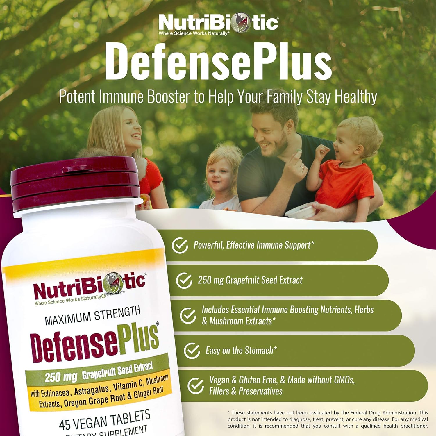 Nutribiotic DefensePlus 45 tabs