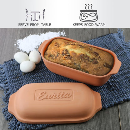 Eurita Clay Pot Loaf Baker 2 Qt